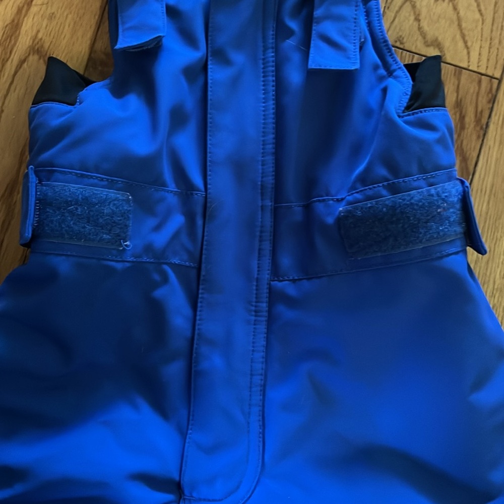 Quicksilver | blue snow bibs toddler size 2 adjustable straps zip front - Picture 10 of 11